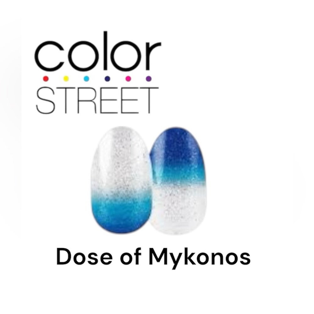 3 FOR $35: COLOR STREET Nail Strips - Dose of Mykonos